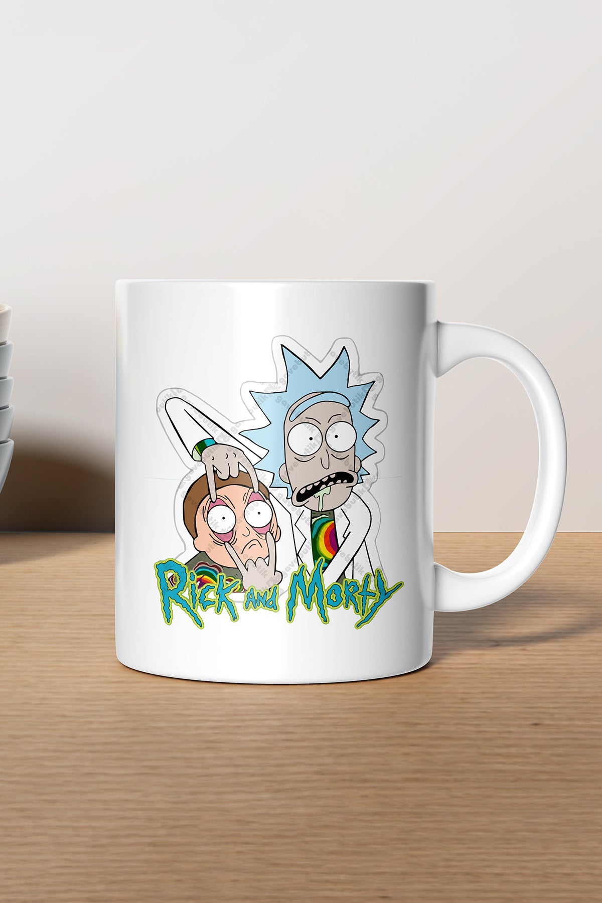 "rick And Morty" Baskılı Hediye Kupa Bardak - Sevgililer Günü Hediye