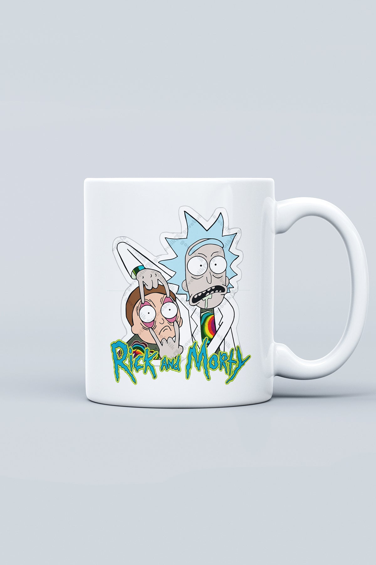 "rick And Morty" Baskılı Hediye Kupa Bardak - Sevgililer Günü Hediye