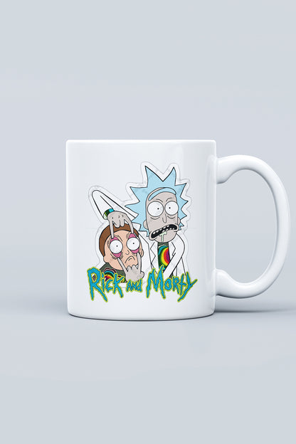 "rick And Morty" Baskılı Hediye Kupa Bardak - Sevgililer Günü Hediye