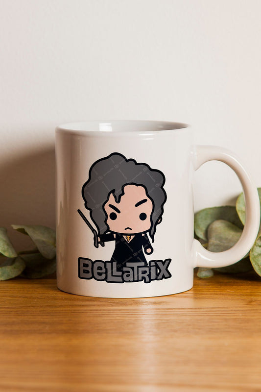 Öğretmenler Günü Hediyesi Bellatrix Baskılı Kupa Bardak - Harry Potter