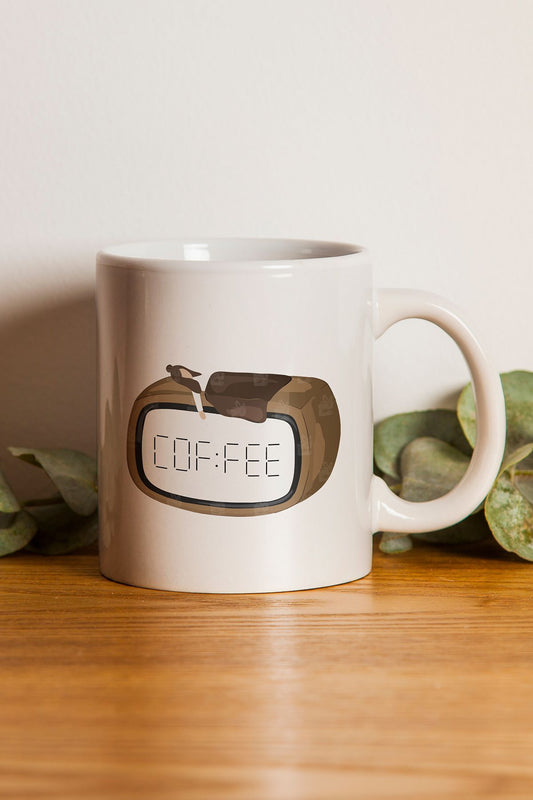 "coffee Alarm Saati" Baskılı Kupa Bardak - Sevgililer Günü Hediye