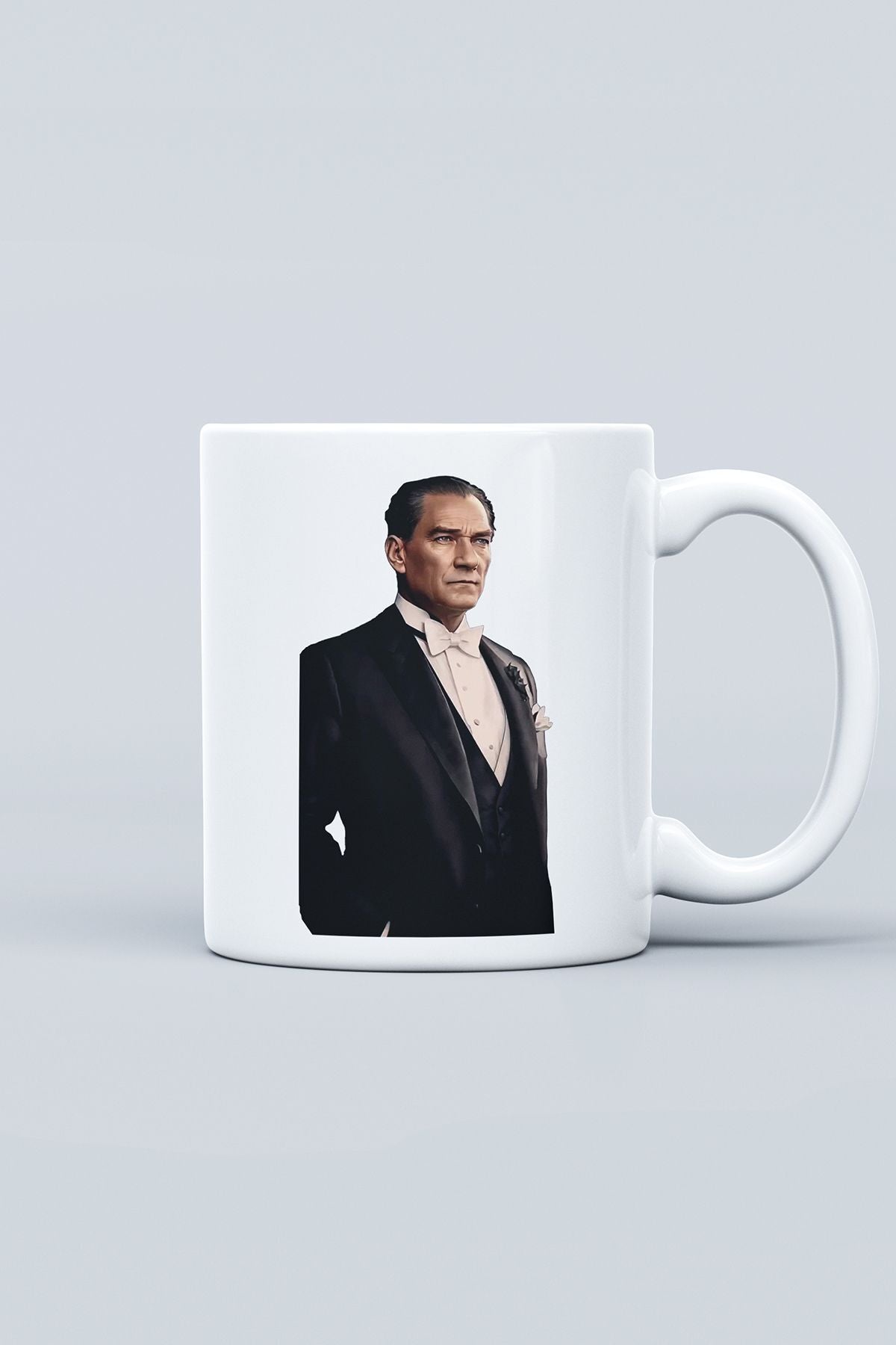 "Atatürk" Baskılı Hediyelik Kupa Bardak J