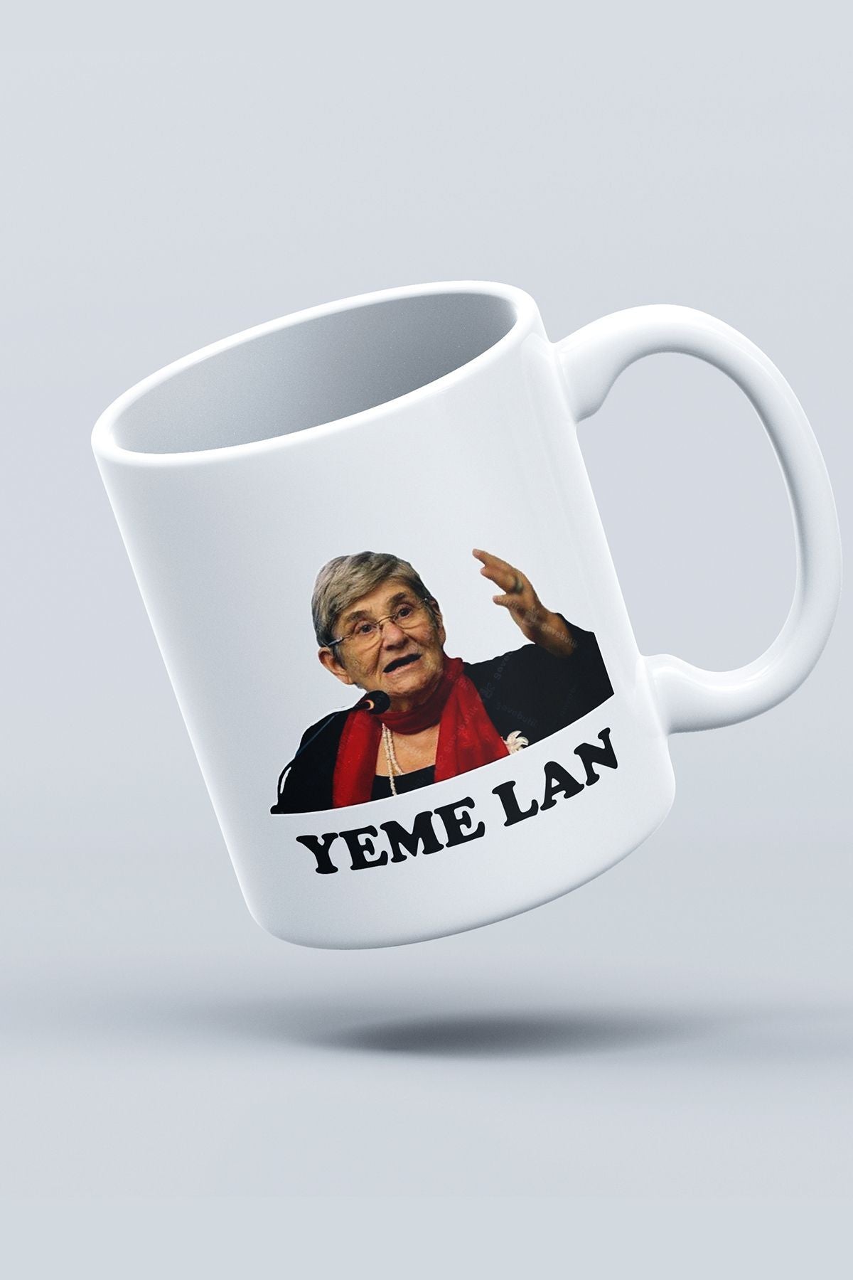 Öğretmenler Günü Hediyesi "yeme Lan" Canan Karatay Baskılı Kupa Bardak