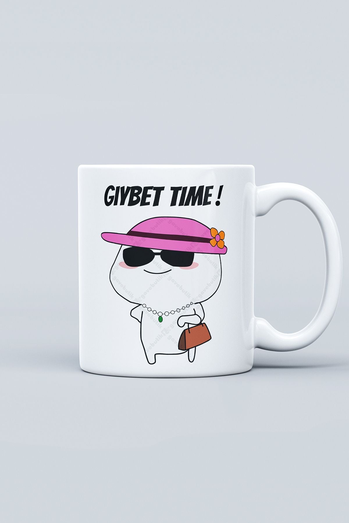 "gıybet Time" Baskılı Kupa Bardak - Sevgililer Günü Hediye