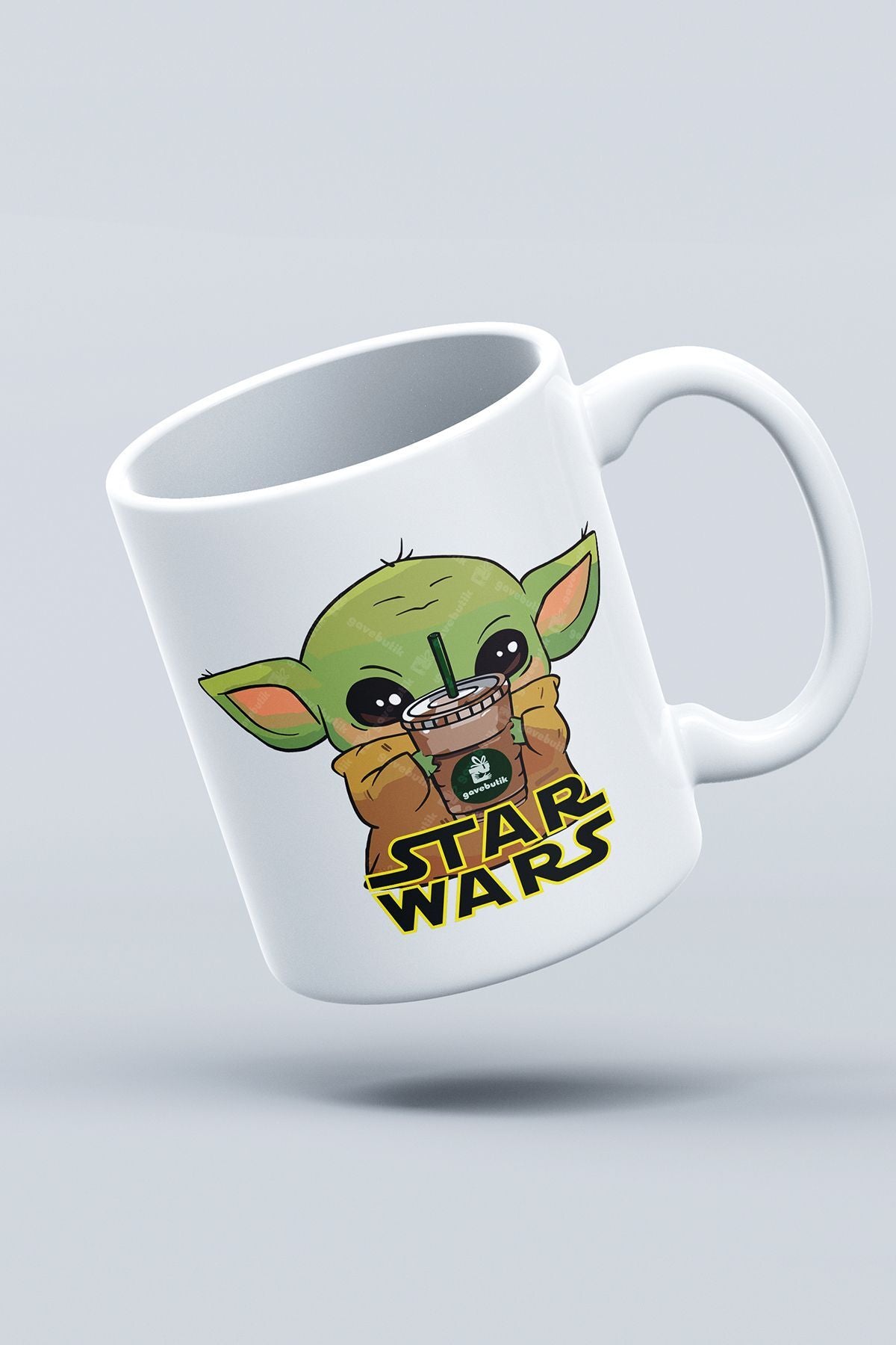 "Baby Yoda Coffe" Star Wars Baskılı Kupa Bardak