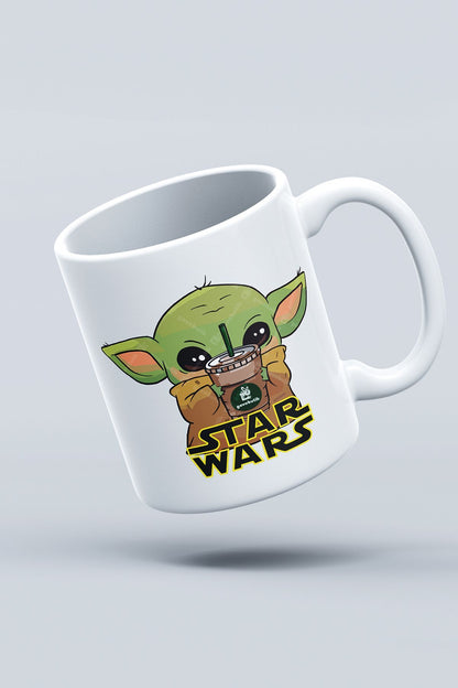 "Baby Yoda Coffe" Star Wars Baskılı Kupa Bardak