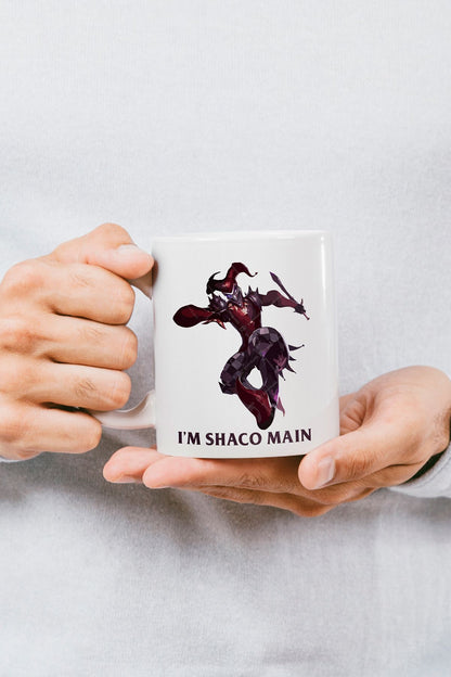 Yılbaşı Hediyesi "ı'm Shaco Main" Leuge Of Legend Baskılı Kupa Bardak