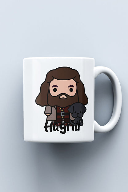 Öğretmenler Günü Hediyesi Hagrid Baskılı Kupa Bardak - Harry Potter