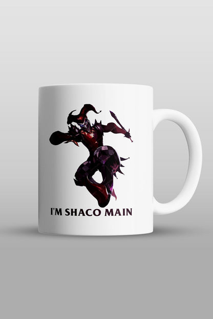 Yılbaşı Hediyesi "ı'm Shaco Main" Leuge Of Legend Baskılı Kupa Bardak