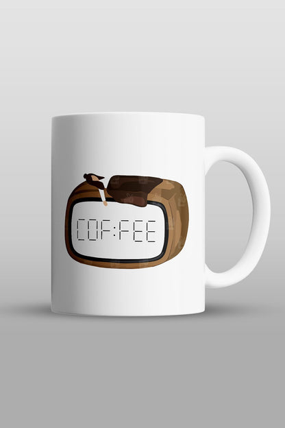"coffee Alarm Saati" Baskılı Kupa Bardak - Sevgililer Günü Hediye
