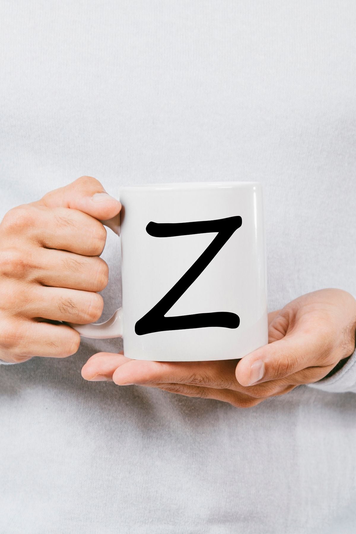 "Z" Harfi Baskılı Hediyelik Kupa Bardak