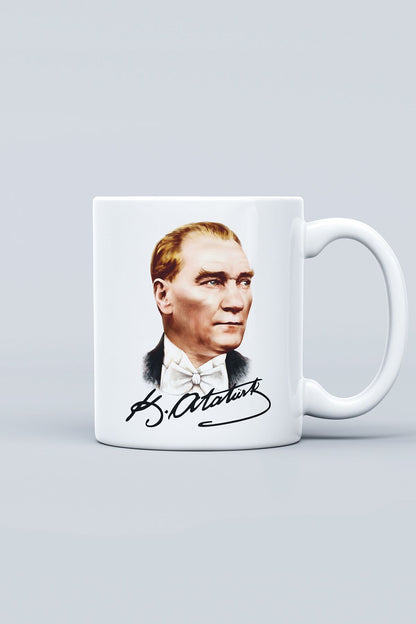 Öğretmenler Günü Hediyesi Atatürk Baskılı Kupa Bardak