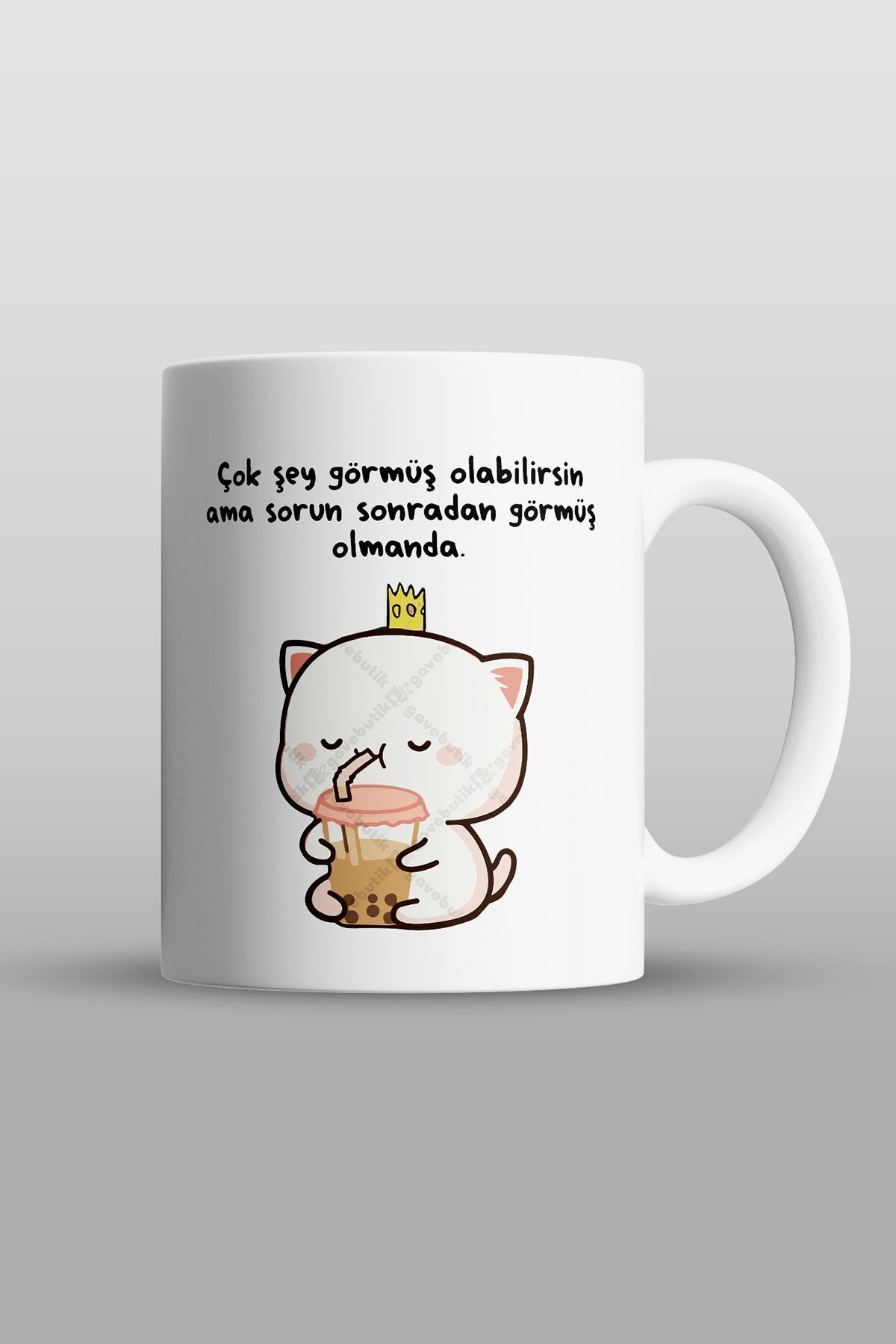 "sorun Sonradan Görmüş Olmanda" Baskılı Kupa Bardak - Sevgililer Günü Hediye