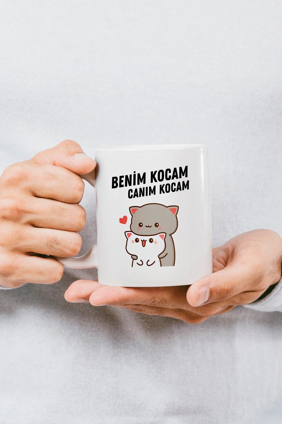 2'li Canım Karım Canım Kocam Hediyelik Seramik Kupa Bardak Makinede Yıkanabilir