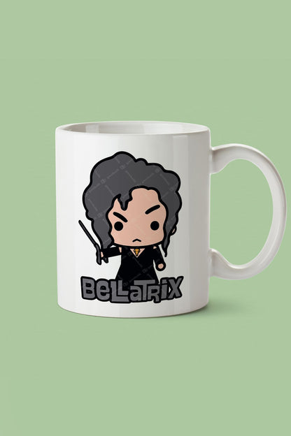 Öğretmenler Günü Hediyesi Bellatrix Baskılı Kupa Bardak - Harry Potter