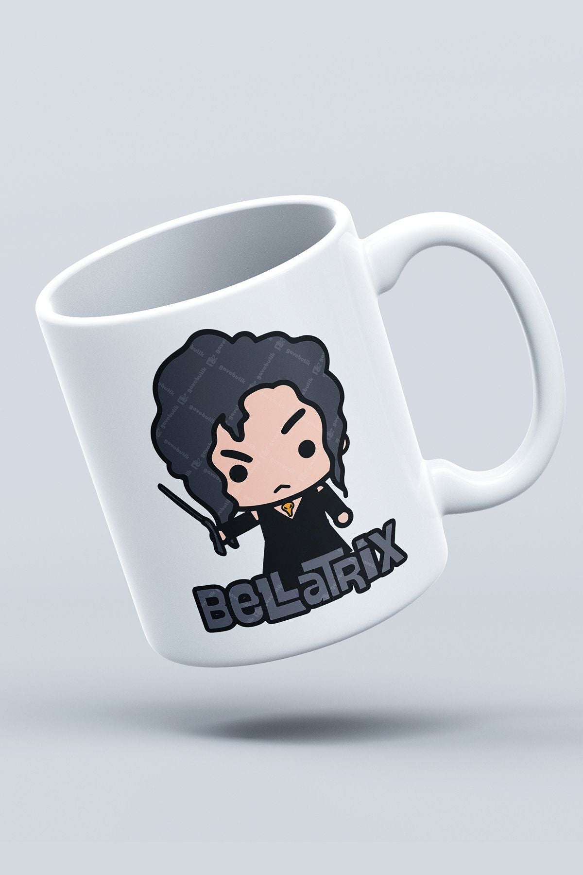 Öğretmenler Günü Hediyesi Bellatrix Baskılı Kupa Bardak - Harry Potter