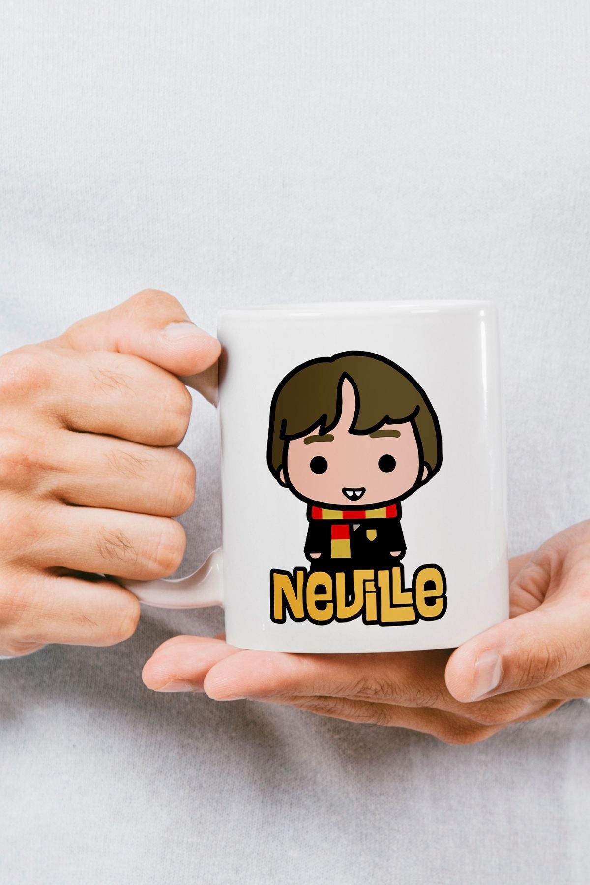 Öğretmenler Günü Hediyesi Neville Baskılı Kupa Bardak - Harry Potter