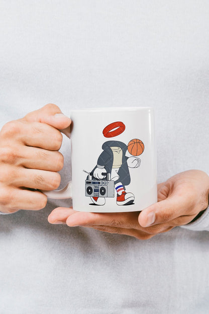 "hayalet Basketbolcu" Baskılı Kupa Bardak - Sevgililer Günü Hediye
