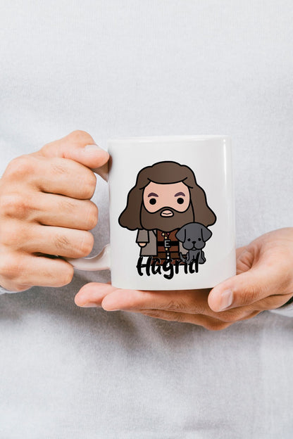 Öğretmenler Günü Hediyesi Hagrid Baskılı Kupa Bardak - Harry Potter
