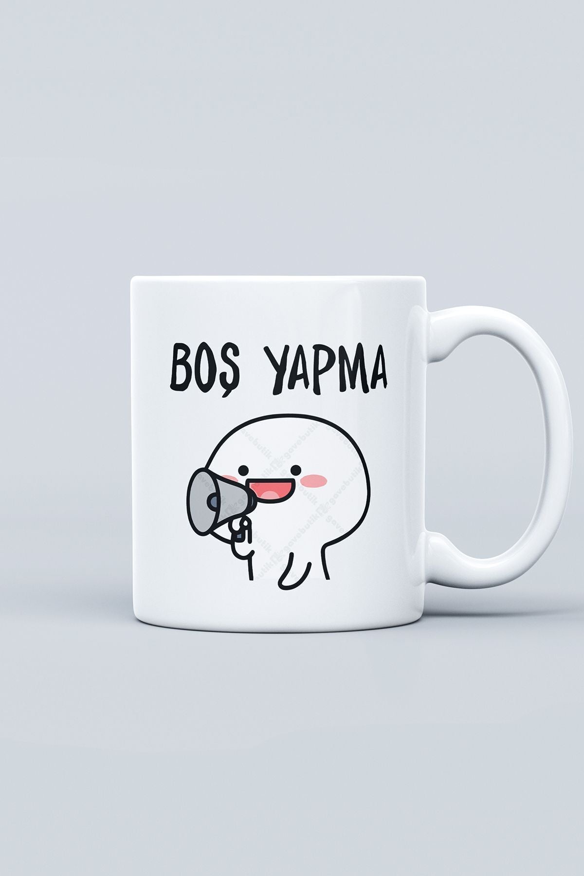 "boş Yapma" Baskılı Kupa Bardak - Sevgililer Günü Hediye