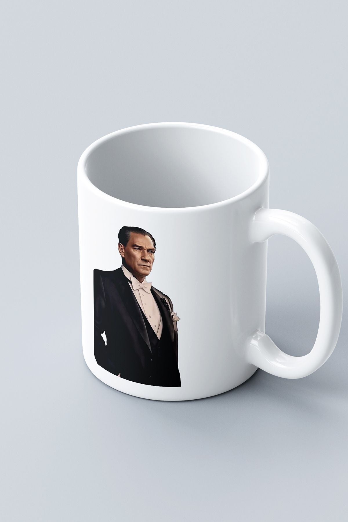 "Atatürk" Baskılı Hediyelik Kupa Bardak J