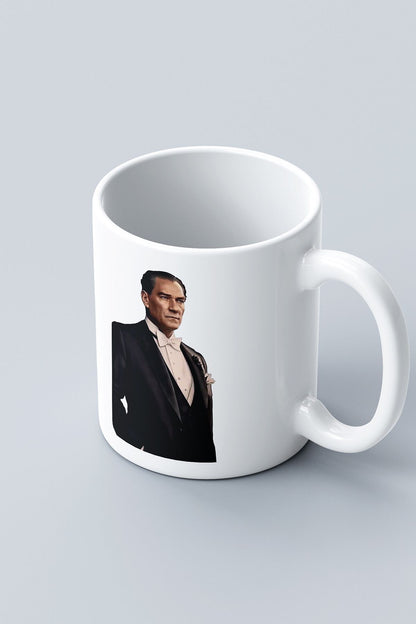 "Atatürk" Baskılı Hediyelik Kupa Bardak J