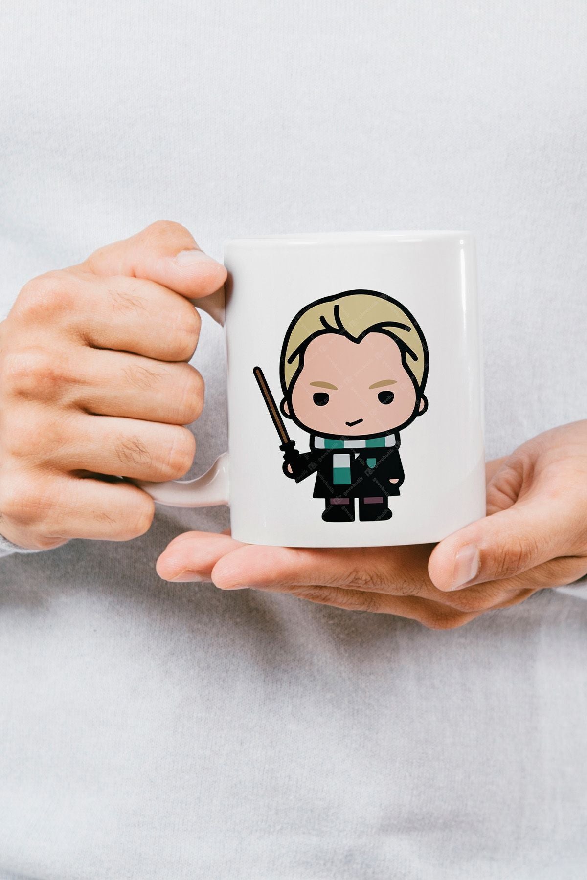 Öğretmenler Günü Hediyesi Malfoy Baskılı Kupa Bardak - Harry Potter