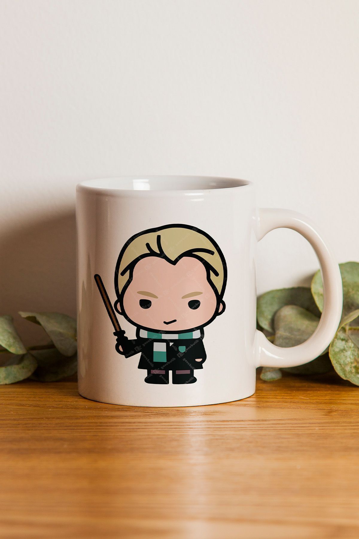Öğretmenler Günü Hediyesi Malfoy Baskılı Kupa Bardak - Harry Potter