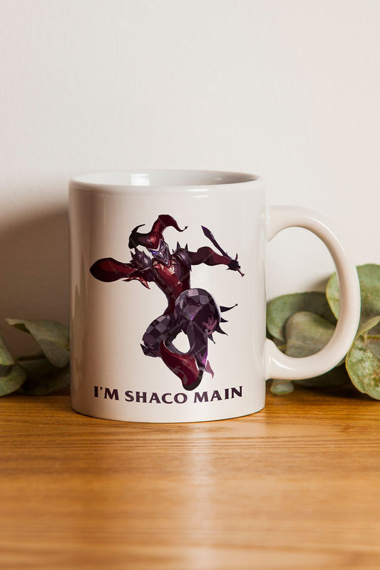 Yılbaşı Hediyesi "ı'm Shaco Main" Leuge Of Legend Baskılı Kupa Bardak