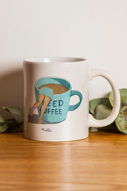 "need Coffee" Baskılı Kupa Bardak - Sevgililer Günü Hediye