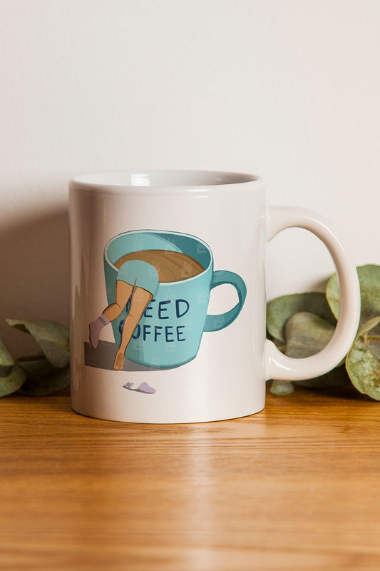"need Coffee" Baskılı Kupa Bardak - Sevgililer Günü Hediye