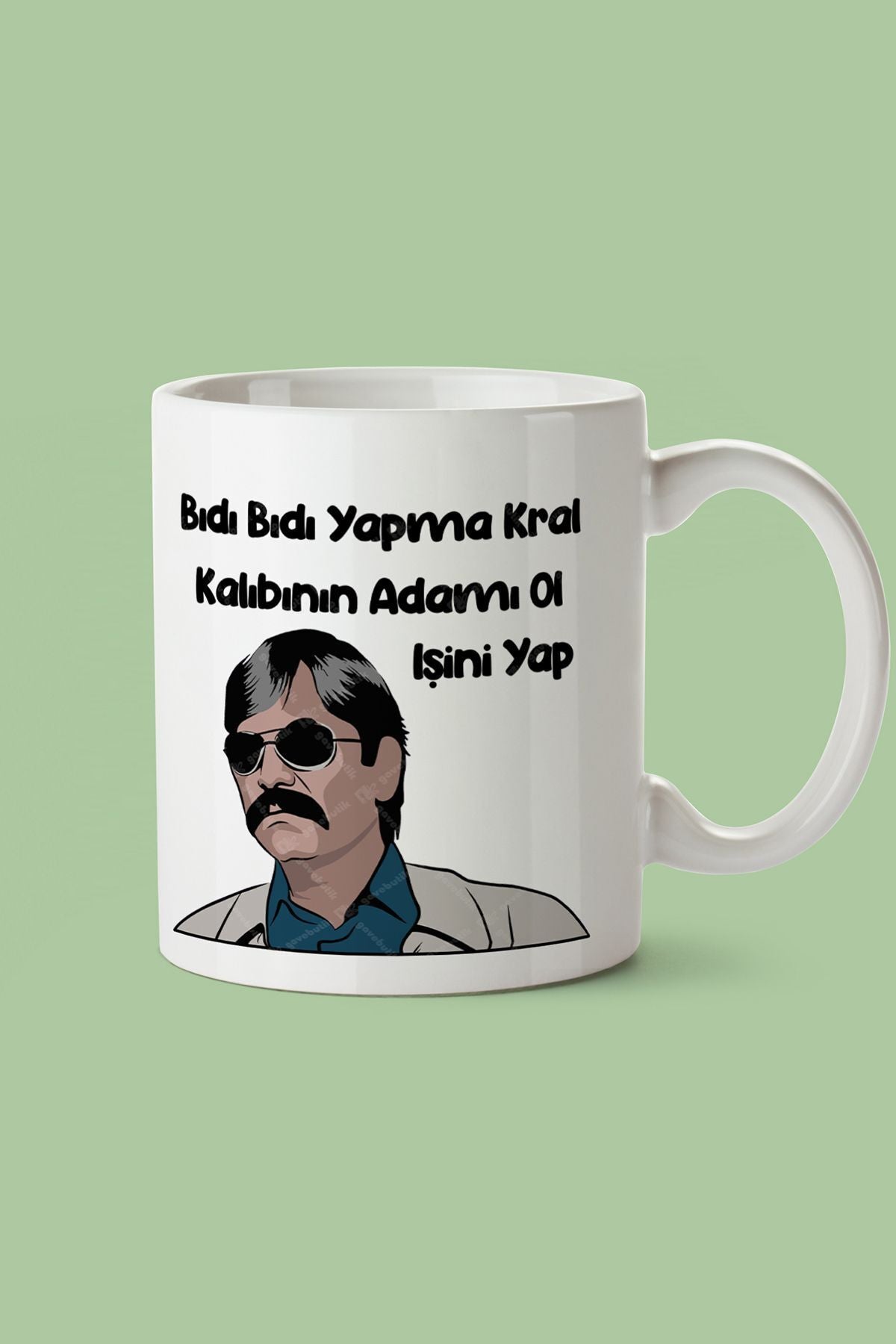"bıdı Bıdı Yapma Kral" Kurtlar Vadisi Baskılı Kupa Bardak - Sevgililer Günü Hediye