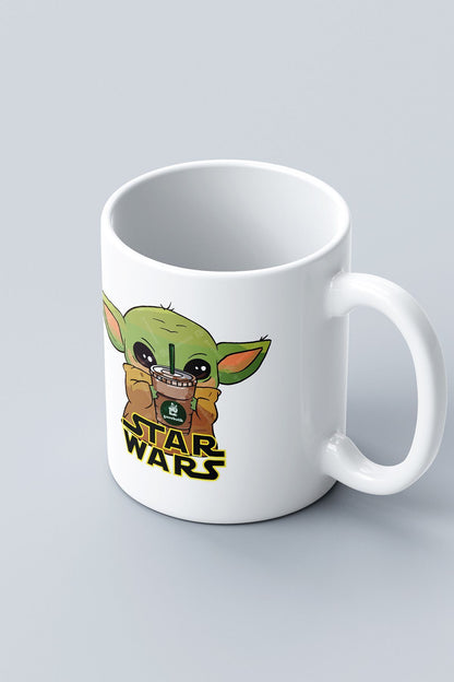 "Baby Yoda Coffe" Star Wars Baskılı Kupa Bardak