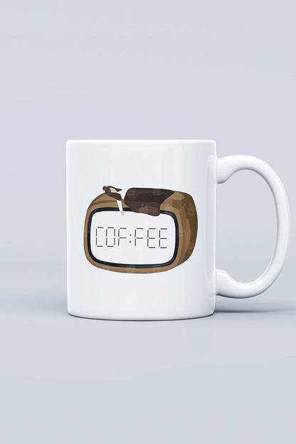 "coffee Alarm Saati" Baskılı Kupa Bardak - Sevgililer Günü Hediye