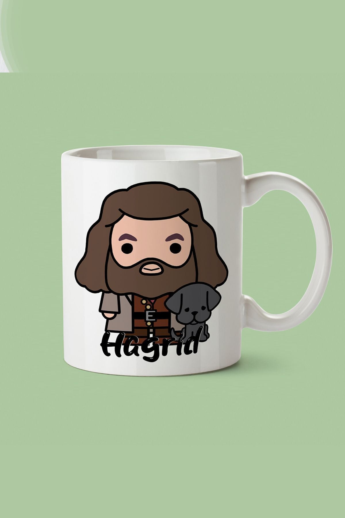 Öğretmenler Günü Hediyesi Hagrid Baskılı Kupa Bardak - Harry Potter