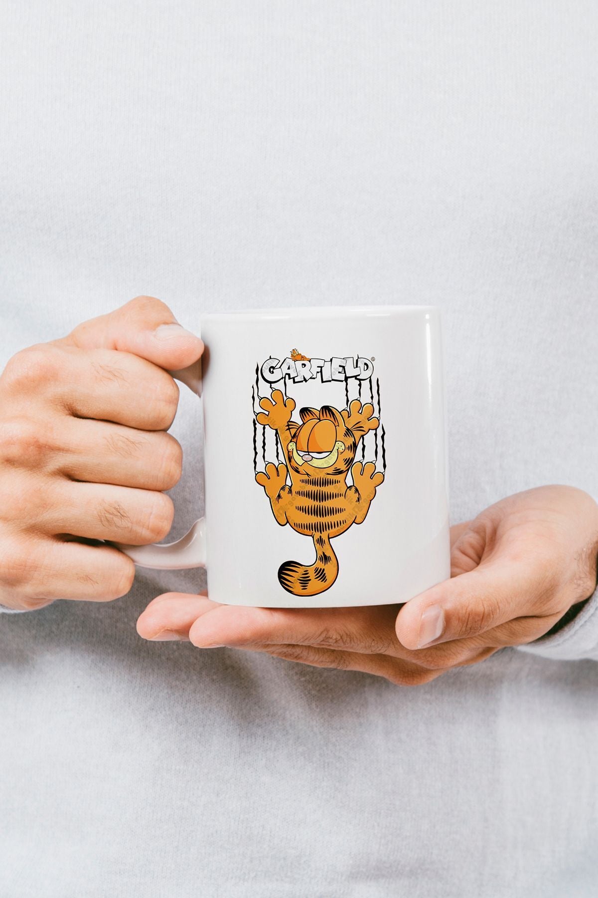 "garfield" Baskılı Kupa Bardak - Sevgililer Günü Hediye