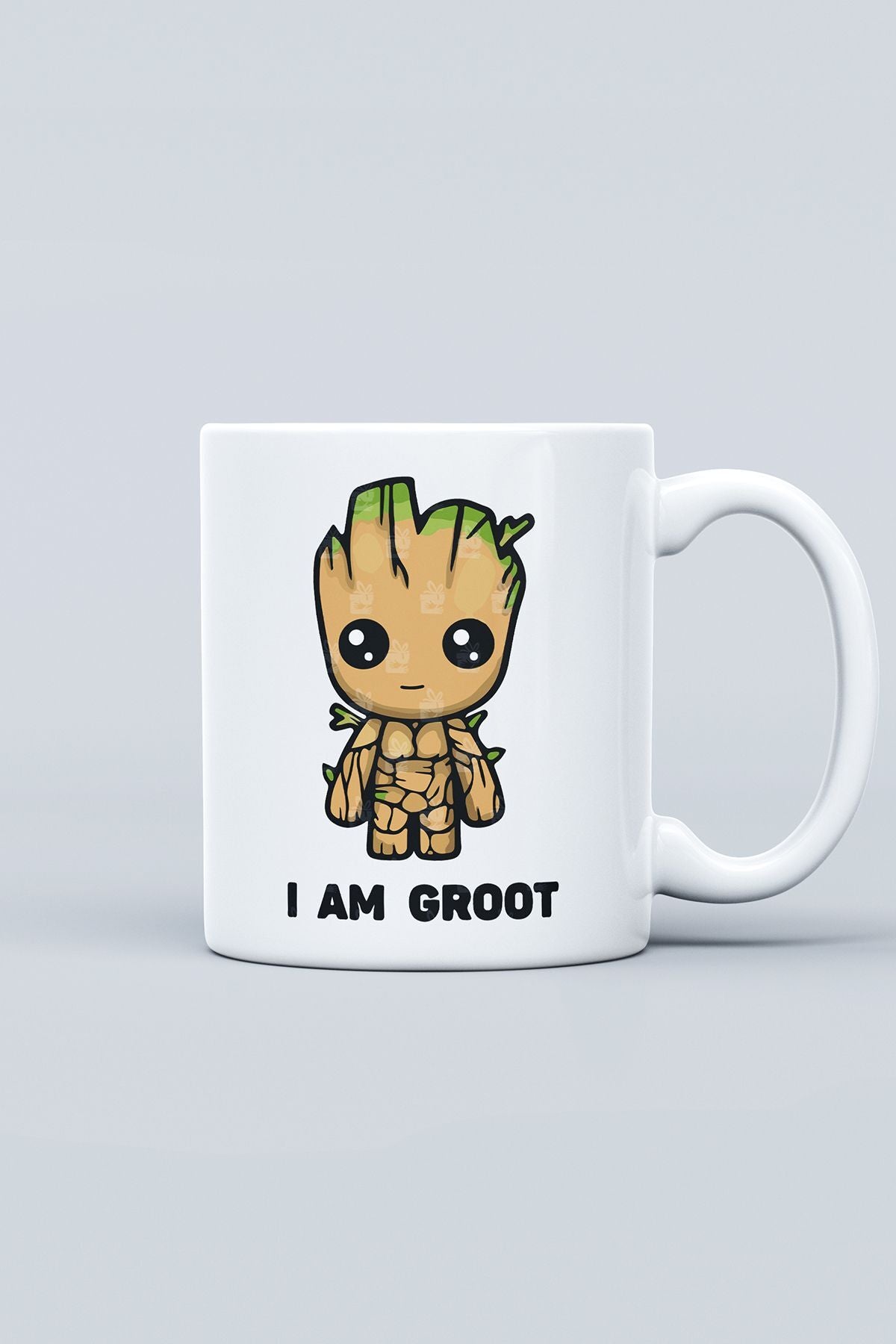 Yılbaşı Hediyesi "ı Am Groot" Marvel Baskılı Kupa Bardak