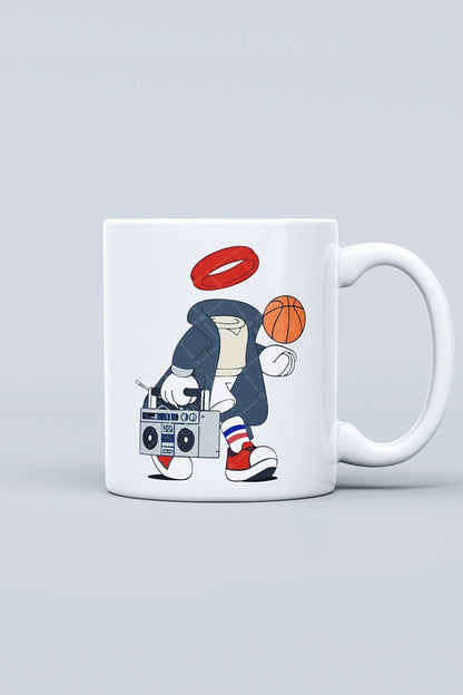 "hayalet Basketbolcu" Baskılı Kupa Bardak - Sevgililer Günü Hediye