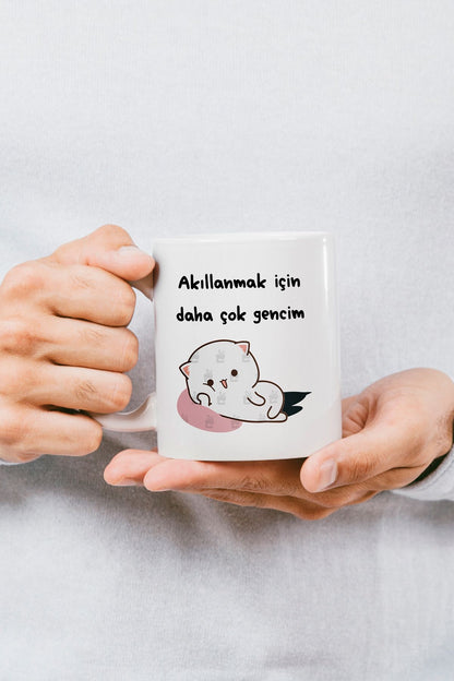 "akıllanmak Için Daha Çok Gencim" Baskılı Kupa Bardak - Sevgililer Günü Hediye