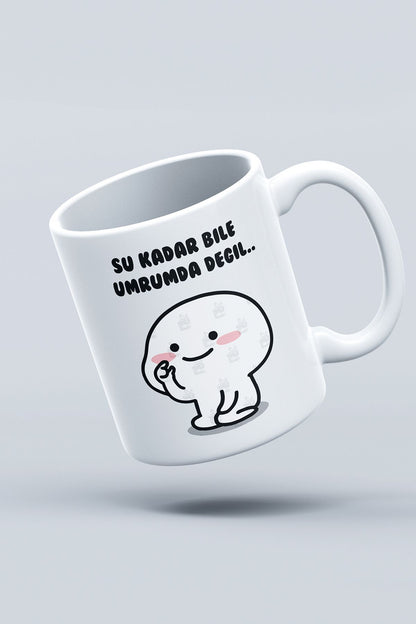 Öğretmenler Günü Hediyesi "şu Kadar Bile Umrumda Değil" Baskılı Kupa