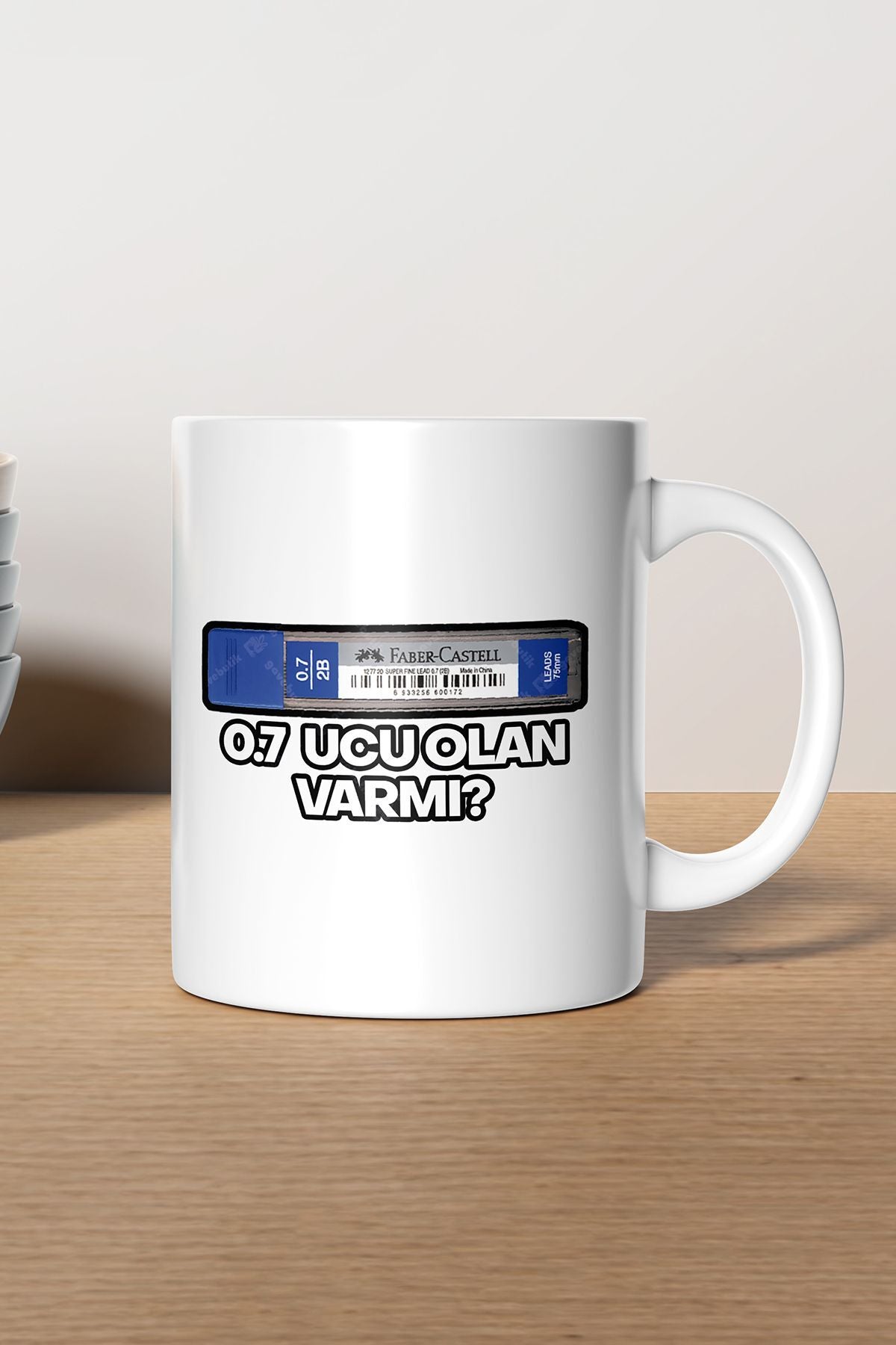 "0.7 Ucu Olan Varmı" Baskılı Kupa Bardak