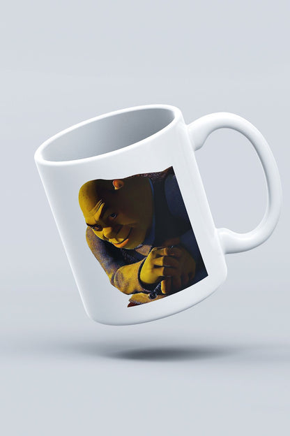 "Shrek rizz" Çizgi Karakter Baskılı Hediyelik Kupa Bardak