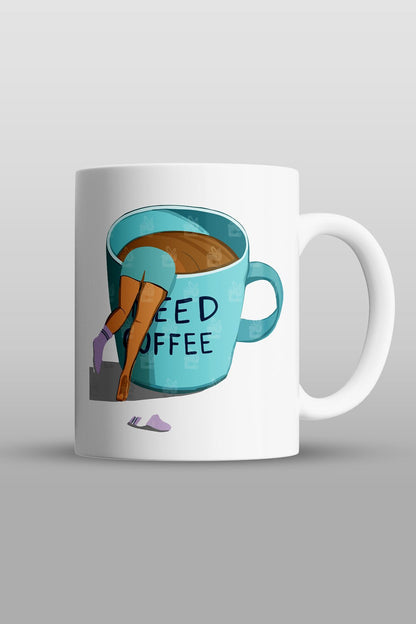 "need Coffee" Baskılı Kupa Bardak - Sevgililer Günü Hediye