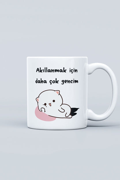 "akıllanmak Için Daha Çok Gencim" Baskılı Kupa Bardak - Sevgililer Günü Hediye
