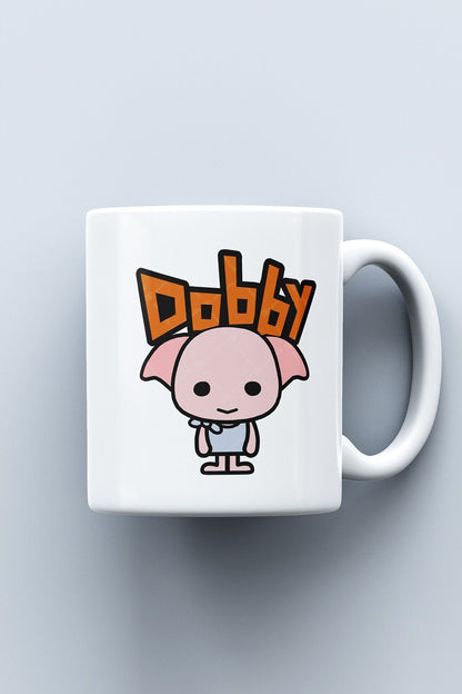 Öğretmenler Günü Hediyesi Dobby Baskılı Kupa Bardak - Harry Potter