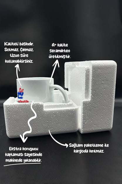 "acelem Var Koşasım Yok" Baskılı Kupa Bardak - Sevgililer Günü Hediye