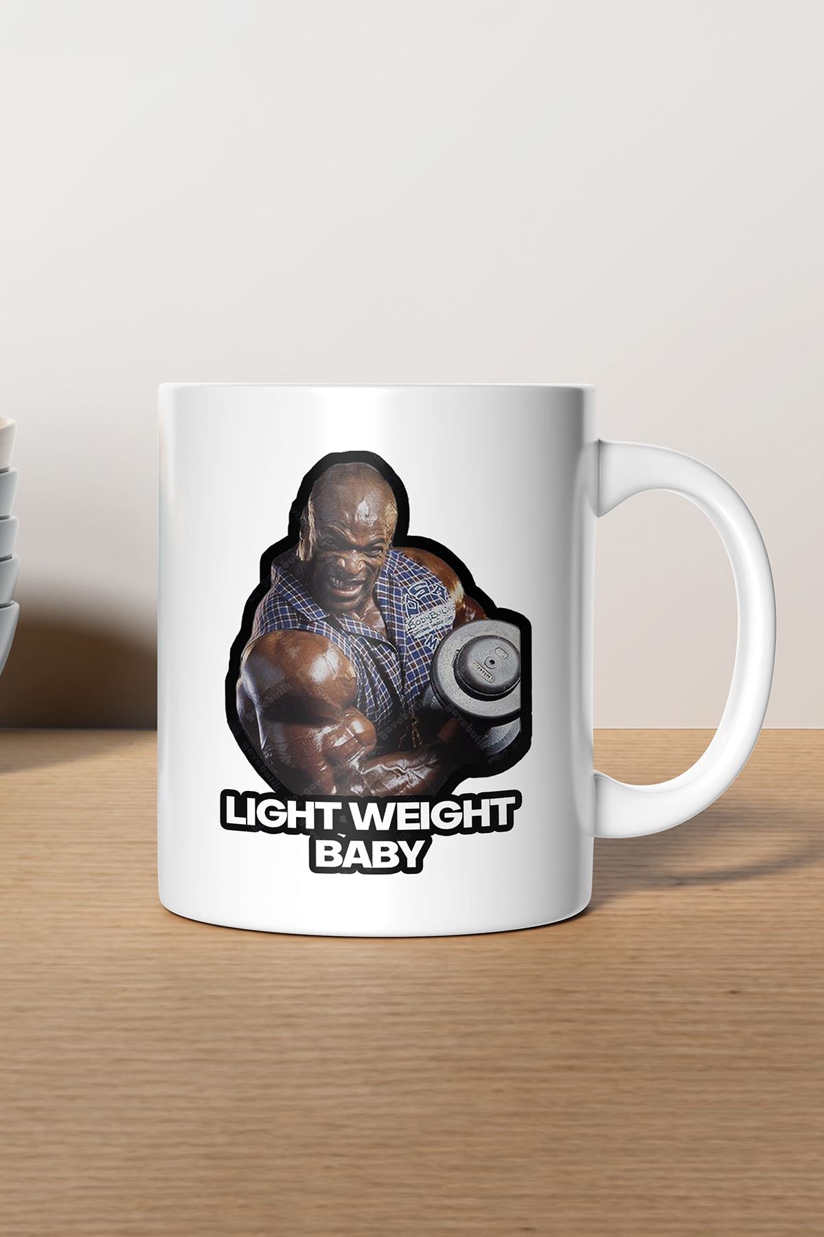 "Light Weight Baby" Baskılı Kupa Bardak