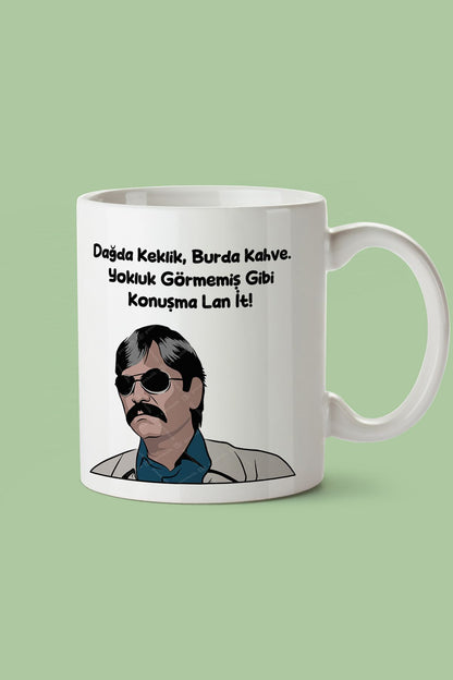 Kurtlar Vadisi Pala Repliği Baskılı Kupa Bardak - Sevgililer Günü Hediye
