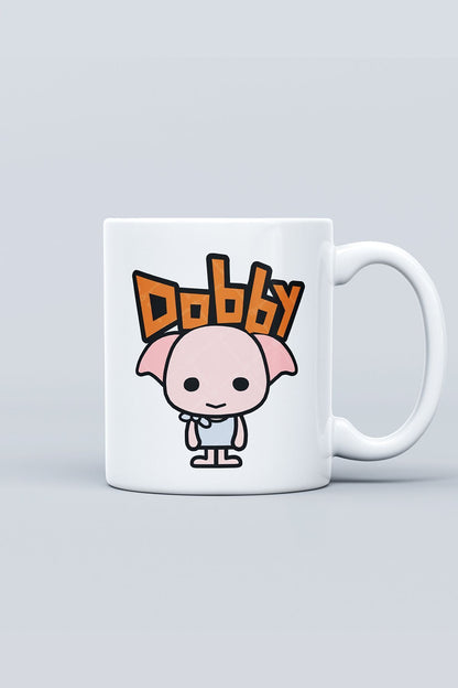 Öğretmenler Günü Hediyesi Dobby Baskılı Kupa Bardak - Harry Potter
