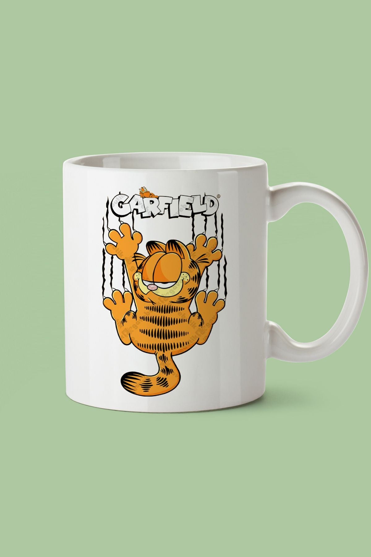 "garfield" Baskılı Kupa Bardak - Sevgililer Günü Hediye